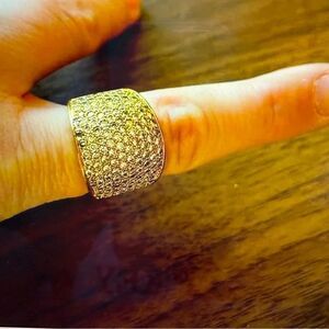 Costume faux diamond ring